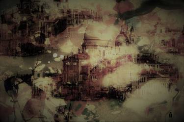 Original Abstract Expressionism Architecture Mixed Media by ACQUA LUNA