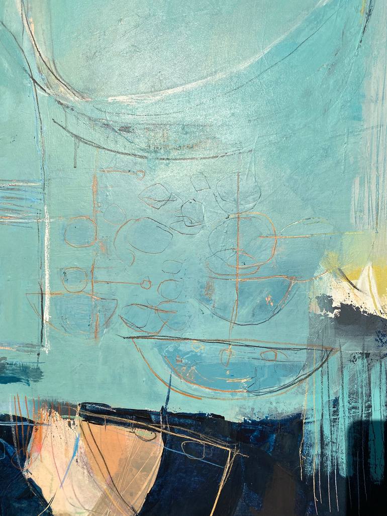 Original Abstract Painting by Monika Meisl Müller