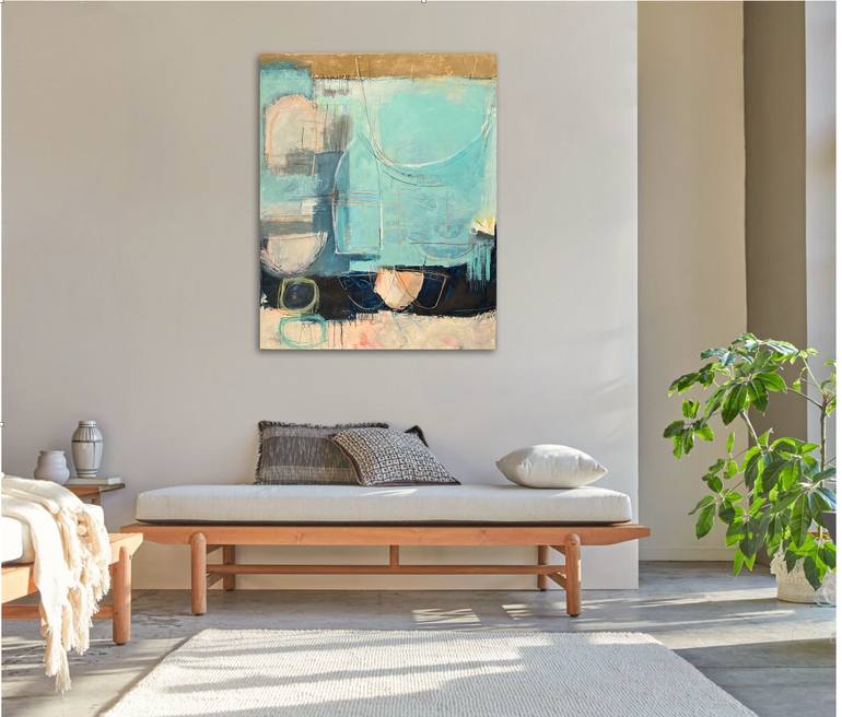 Original Abstract Painting by Monika Meisl Müller