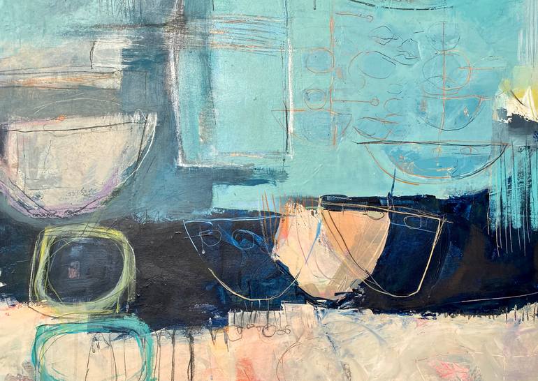 Original Abstract Painting by Monika Meisl Müller