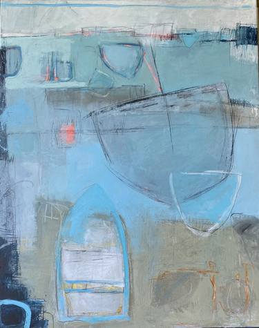 Print of Abstract Boat Paintings by Monika Meisl Müller