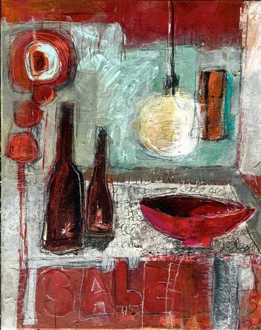 Print of Abstract Still Life Paintings by Monika Meisl Müller