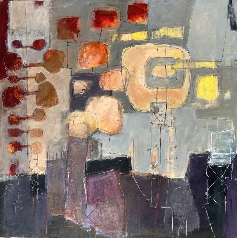 Print of Abstract Expressionism Abstract Paintings by Monika Meisl Müller