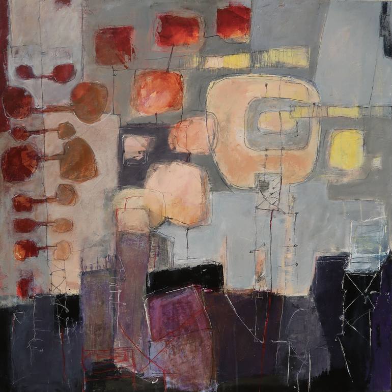 Original Abstract Painting by Monika Meisl Müller