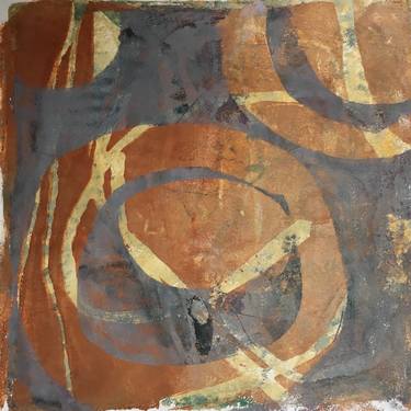 Original Abstract Expressionism Abstract Printmaking by Monika Meisl Müller