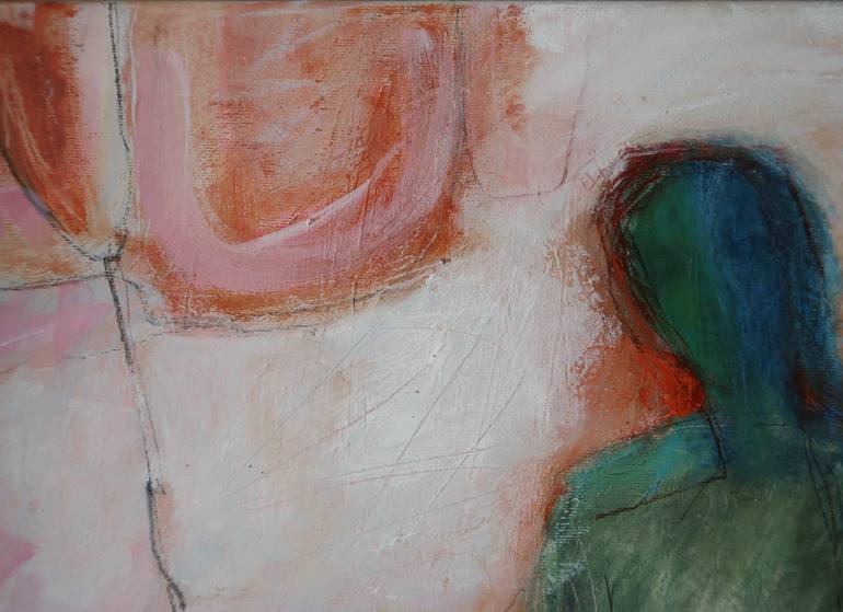 Original Abstract Expressionism Children Painting by Monika Meisl Müller