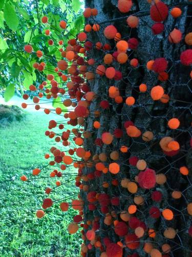 Original Abstract Expressionism Nature Sculpture by Monika Meisl Müller