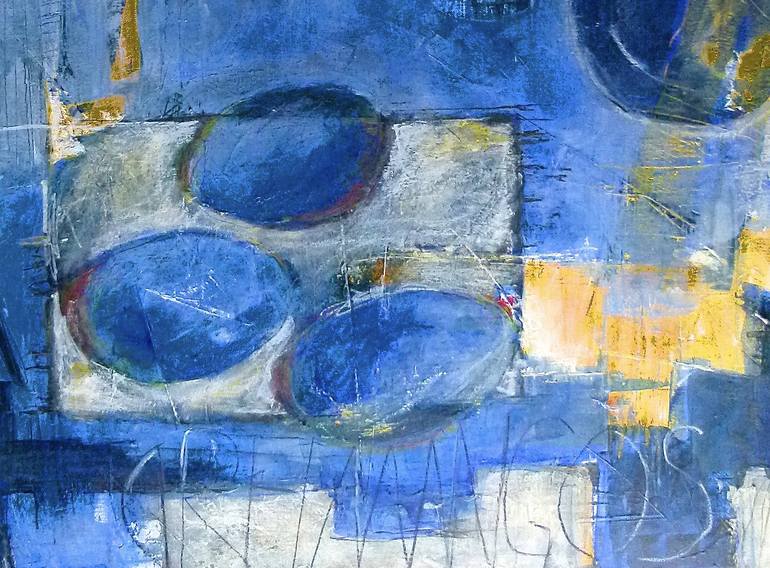 Original Abstract Expressionism Still Life Painting by Monika Meisl Müller