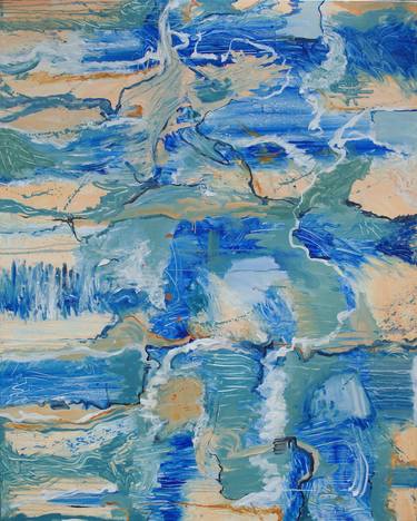 Original Abstract Expressionism Abstract Painting by Susan N Mccollough