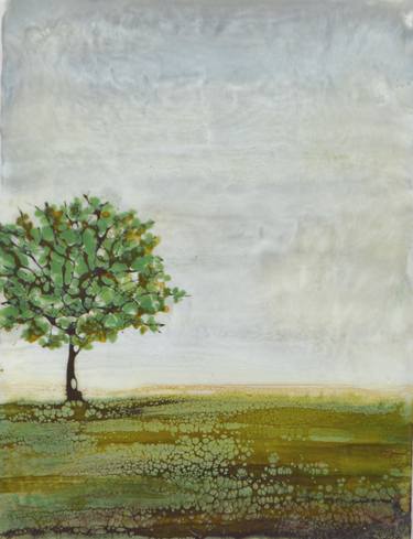 Print of Impressionism Tree Paintings by J A Creech