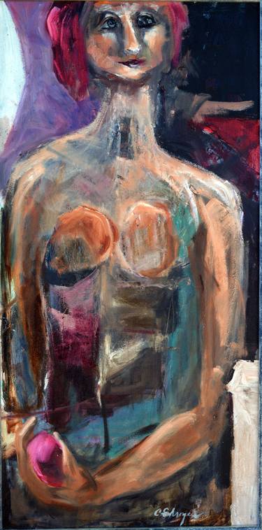 Original Figurative Nude Paintings by charlotte shroyer