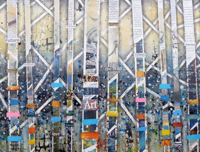 Original Landscape Mixed Media by Linda Klein