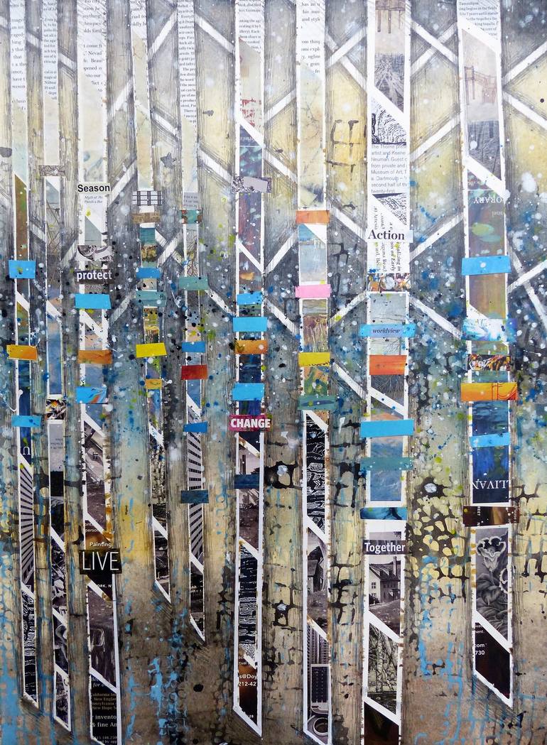 Original Landscape Mixed Media by Linda Klein