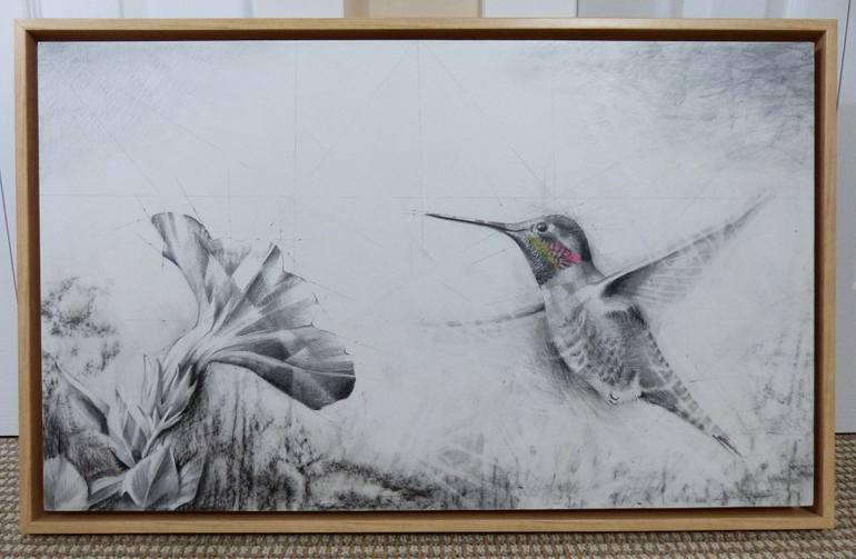 Original Conceptual Nature Drawing by Linda Klein