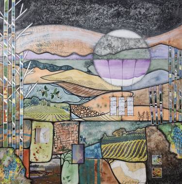 Print of Landscape Mixed Media by Linda Klein