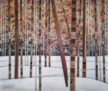 Saatchi Art Artist Linda Klein; Mixed Media, “Upcycled Forest” #art