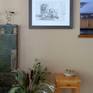 My love of cycling and coffee go hand in hand. Add a few pieces of fruit and I am set for the day to get out of my head and into a very happy place.

This piece is drawn with a variety of graphite densities on white acid free paper. It is custom framed in a beautiful charcoal stained wood frame with a white mat and glass. See details for frame images.