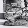 My love of cycling and coffee go hand in hand. Add a few pieces of fruit and I am set for the day to get out of my head and into a very happy place.

This piece is drawn with a variety of graphite densities on white acid free paper. It is custom framed in a beautiful charcoal stained wood frame with a white mat and glass. See details for frame images.