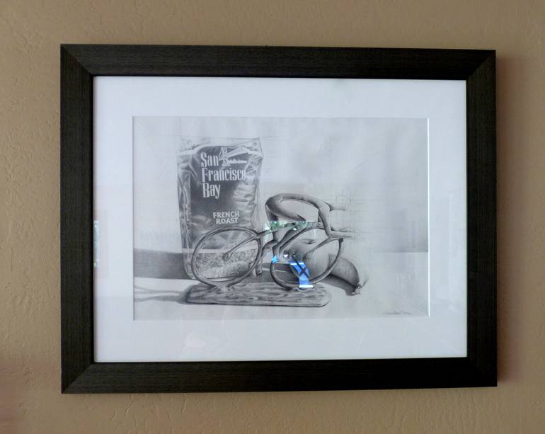 Original Still Life Drawing by Linda Klein