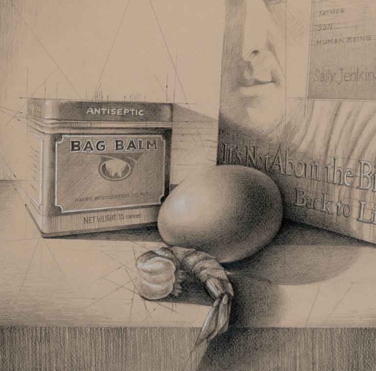 Original Other Still Life Drawing by Linda Klein