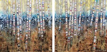 Print of Tree Collage by Linda Klein