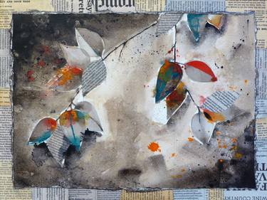 Print of Conceptual Nature Collage by Linda Klein