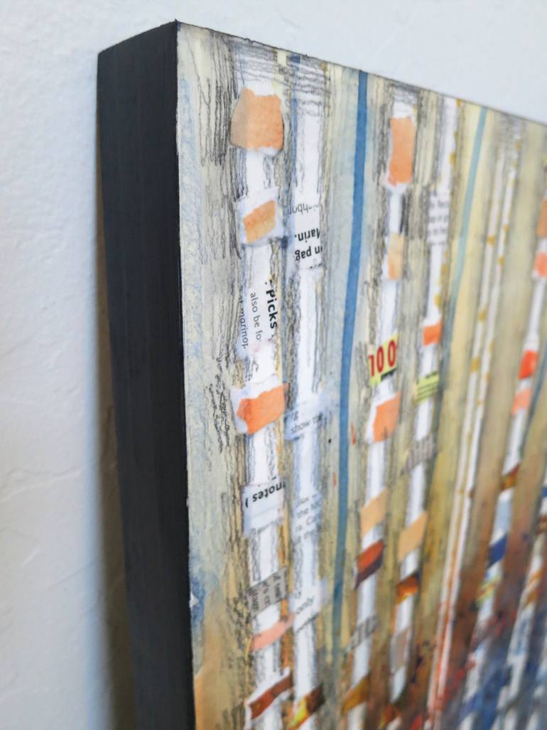 Original Abstract Landscape Collage by Linda Klein