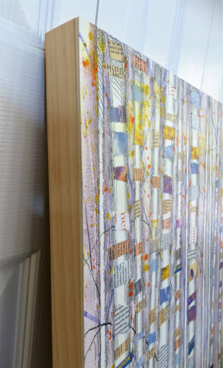 Original Abstract Landscape Collage by Linda Klein