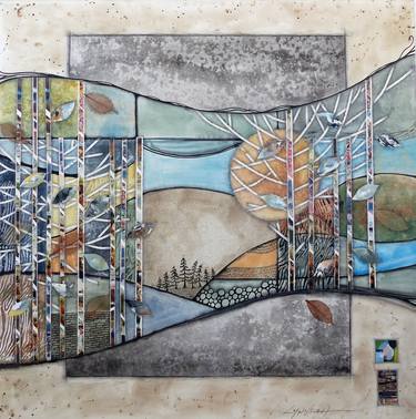 Original Landscape Mixed Media by Linda Klein