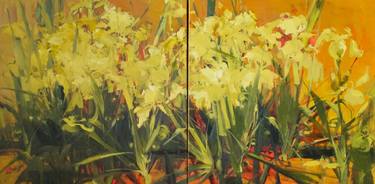 Original Floral Paintings by Ewa Perz