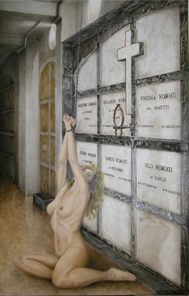 Original Realism Nude Paintings by Raniero Menin