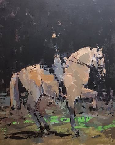 Original Conceptual Horse Paintings by Agustin Vaquero