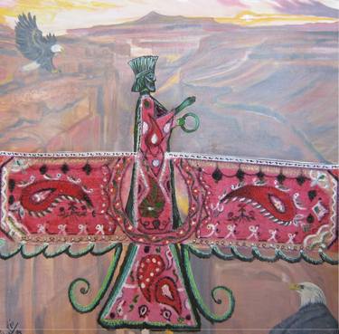 Original Expressionism Culture Paintings by nazanin sepandram