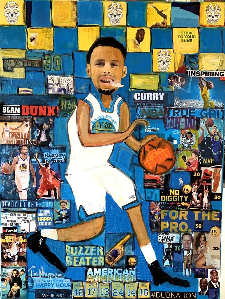 Stephen Curry Poster Wall Art, MVP Stephen Curry Canvas Art Poster,  Inspirational Success Basketball Wall Art, Basketball Superstar Sports  Poster for