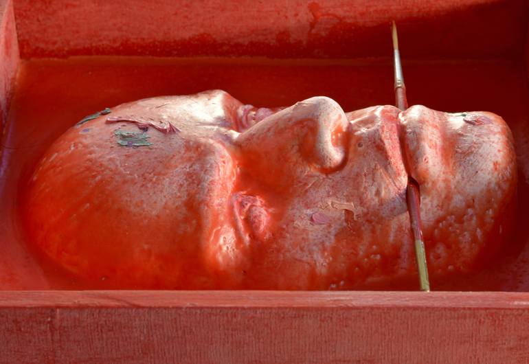 Original Conceptual Men Sculpture by Gastone Cecconello