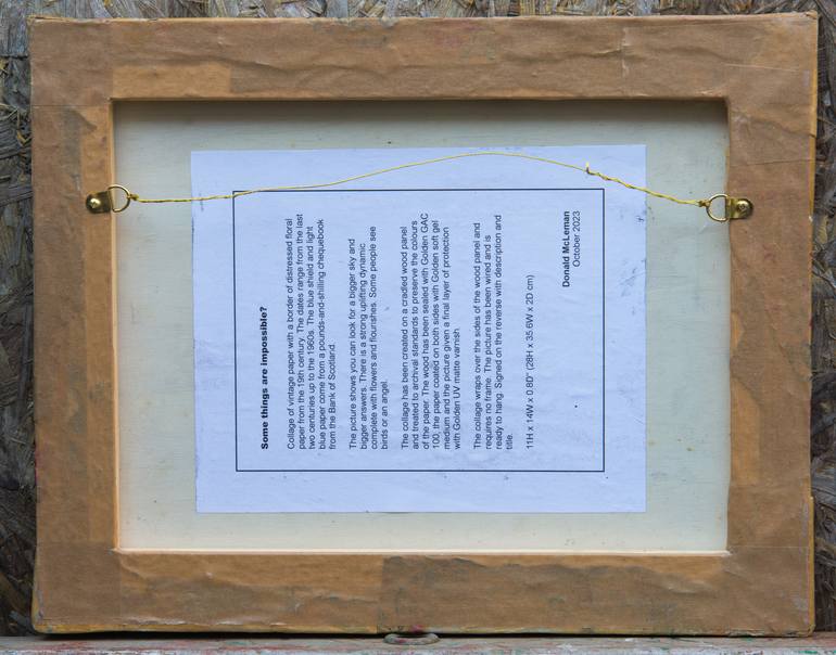 Original Abstract Religion Mixed Media by Donald Mcleman