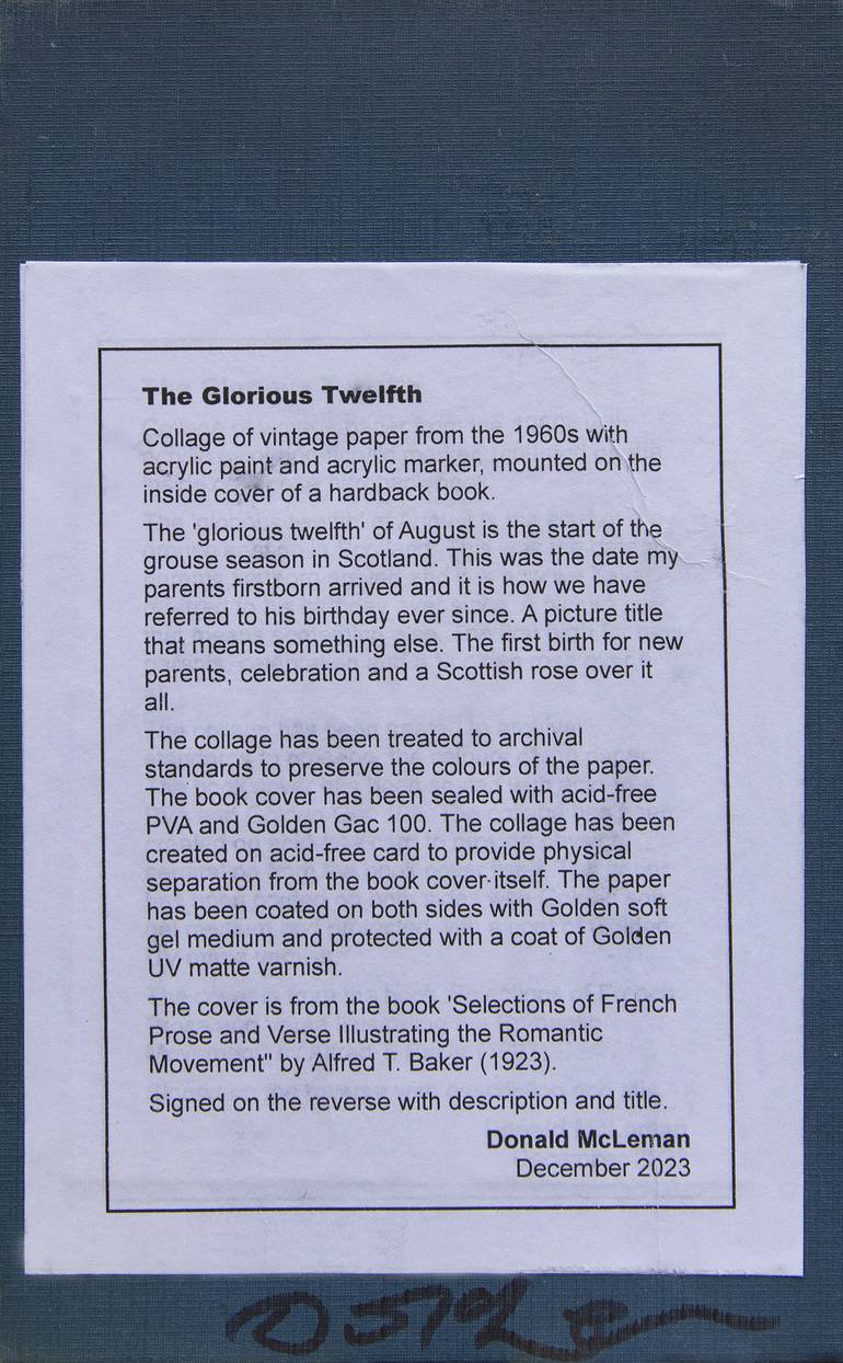 Original Vintage Abstract Mixed Media by Donald Mcleman