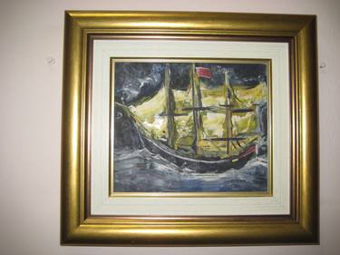 Original Fine Art Yacht Paintings by Jovan Cavor