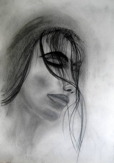 Original Fine Art Portrait Drawings by Jovan Cavor