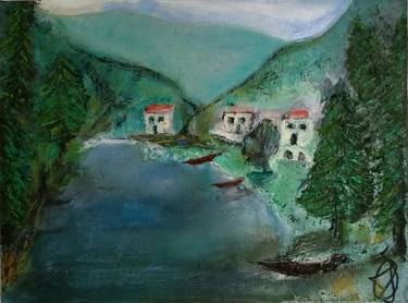 Print of Landscape Paintings by Jovan Cavor