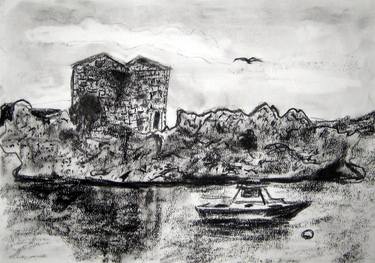 Original Fine Art Landscape Drawings by Jovan Cavor