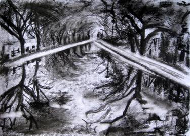 Original Landscape Drawings by Jovan Cavor