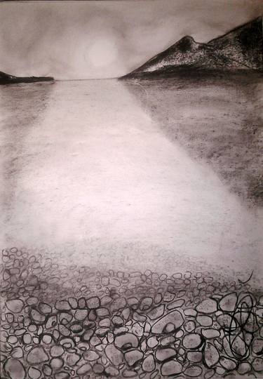 Print of Seascape Drawings by Jovan Cavor