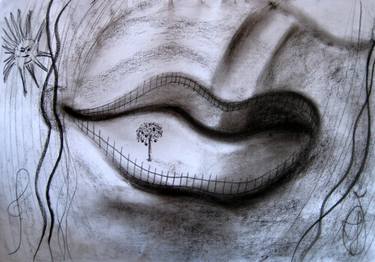Original Abstract Expressionism Abstract Drawings by Jovan Cavor