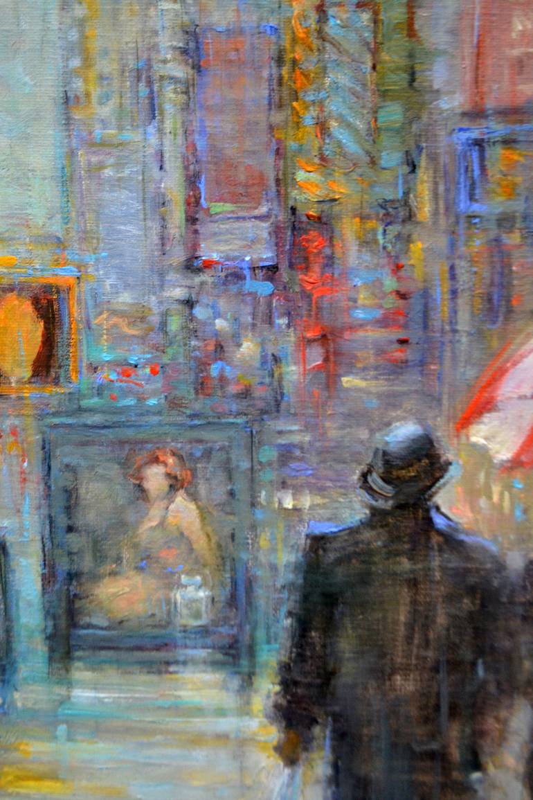 Original Impressionism People Painting by September McGee