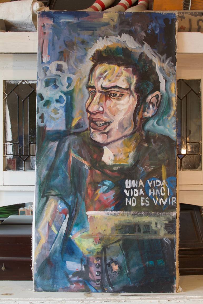 Original Figurative Men Painting by Marvin Hill