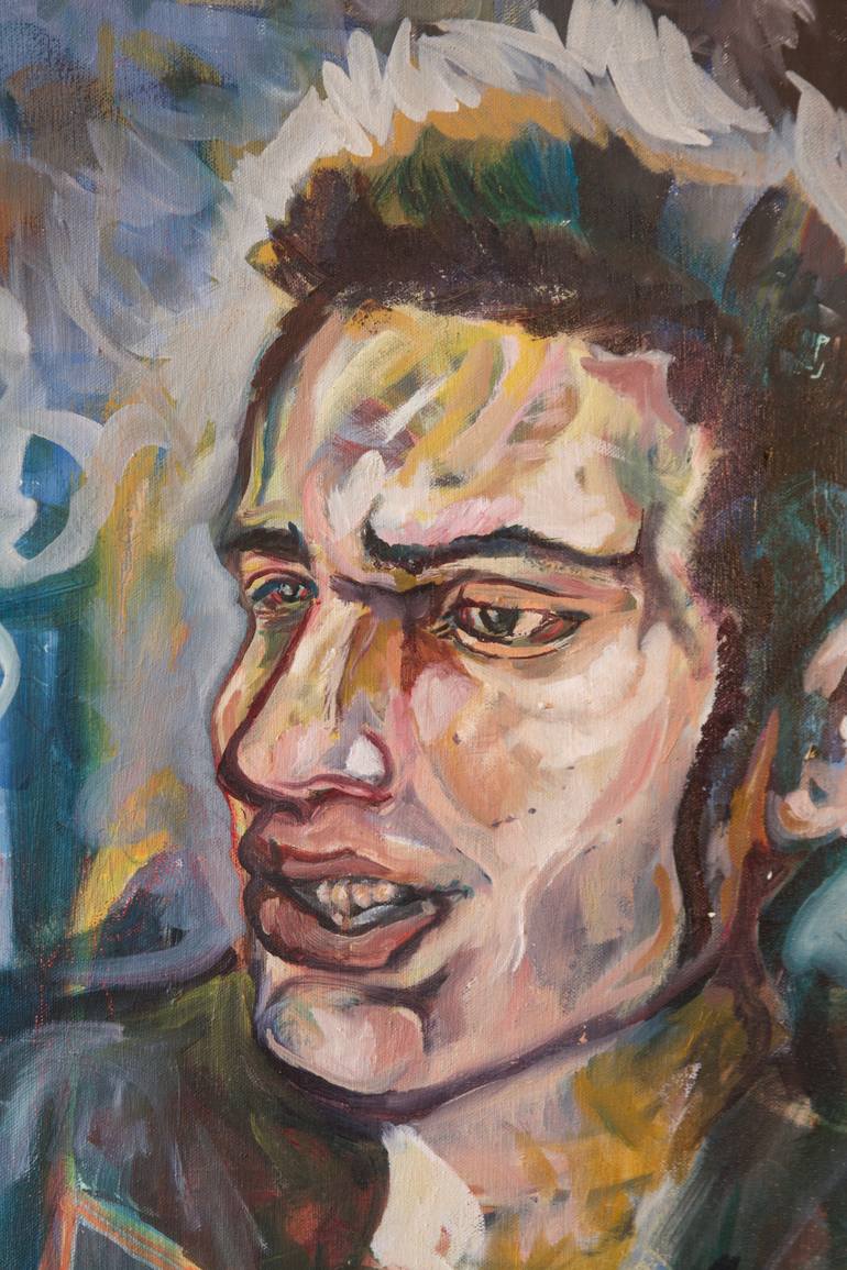 Original Figurative Men Painting by Marvin Hill