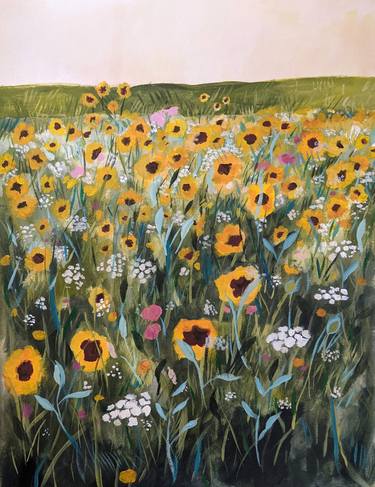 Original Impressionism Botanic Paintings by Claire Whitehead