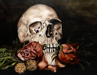 Print of Fine Art Mortality Paintings by Kendra Hitchcock
