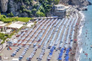 Umbrellas On Amalfi Beach thumb